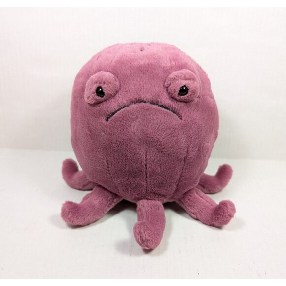 Jellycat Grumpy Ondre Octopus Retired Plush Purple Magenta 6" 7" - Picture 1 of 10